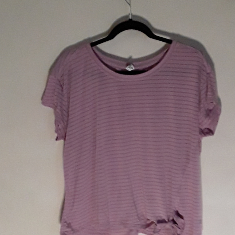 Champion striped yoga shirt